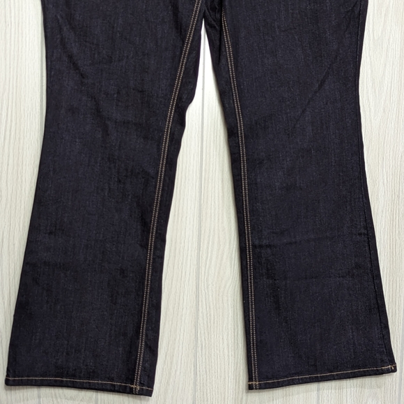 Lane Bryant Mid-Rise Boot Jeans Women's 20 Dark Wash - Picture 7 of 12